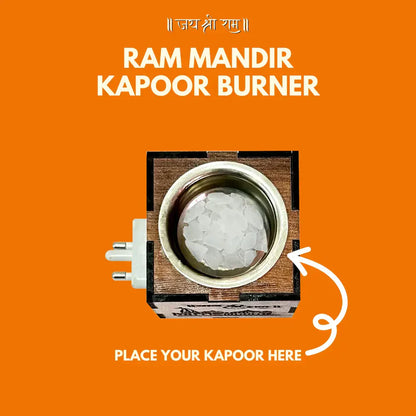3-in-1 Ayodhya Ram Mandir Electric Aroma Burner & Night Lamp | Kapoor Burner with Light