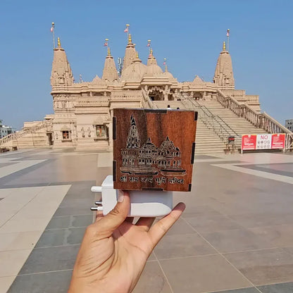 3-in-1 Ayodhya Ram Mandir Electric Aroma Burner & Night Lamp | Kapoor Burner with Light